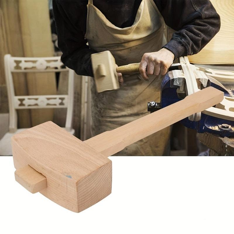 Leatherwork Mallet - ค้อนไม้บีช DIY 1 ชิ้น สำหรับงานไม้ ค้อนช่างไม้