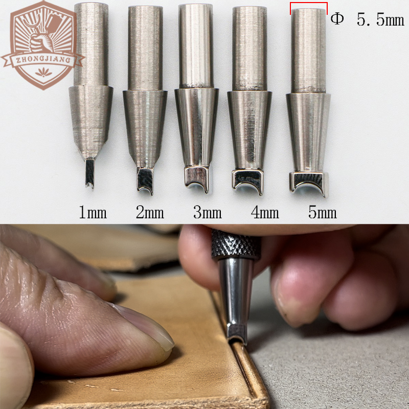 Swivel Knife Tool - เครื่องมือทำเครื่องหนัง ที่รีดขอบหนัง และมีดแกะสลักแบบสองคม
