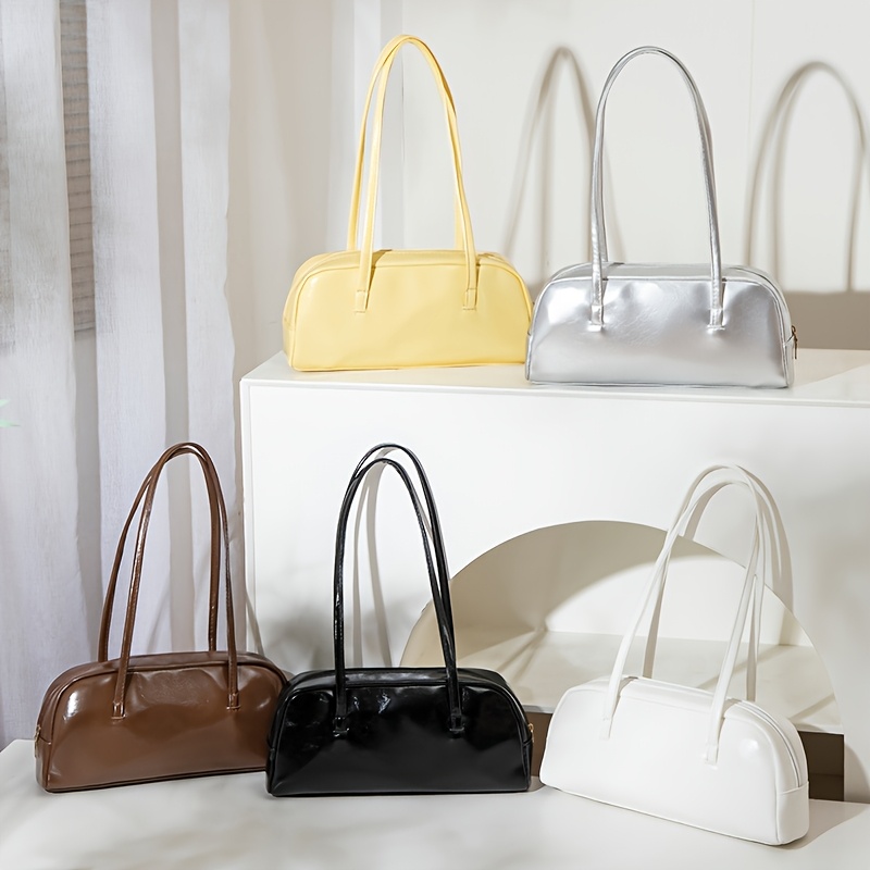 Leather Work Handbags For Women - กระเป๋าถือแฟชั่นใหม่ล่าสุด ดีไซน์ทันสมัยและไม่ซ้ำใคร กระเป๋าสะพายอเนกประสงค์พร้อมสายสะพายยาวแบบติดตั้งถาวร/ปิดด้วยซิป กระเป๋าผู้หญิงมีสไตล์ กระเป๋าสะพายแฟชั่นใหม่พร้อมสายสะพายยาวแบบติดตั้งถาวรและปิดด้วยซิป กระเป๋าผู้หญิงอเนกประสงค์