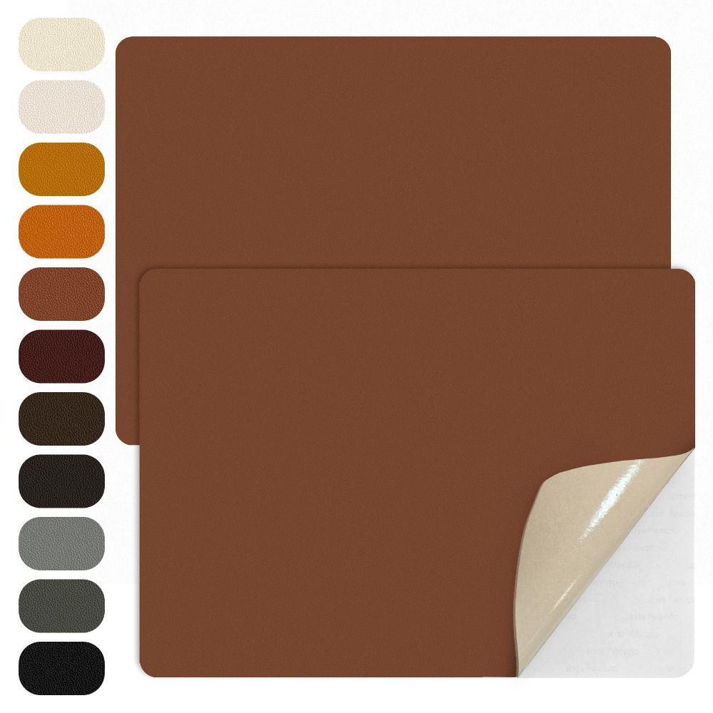 แผ่นปะหนังแบบมีกาวในตัว ทนทานต - Leatherwork Kit บทวิจารณ์และราคา