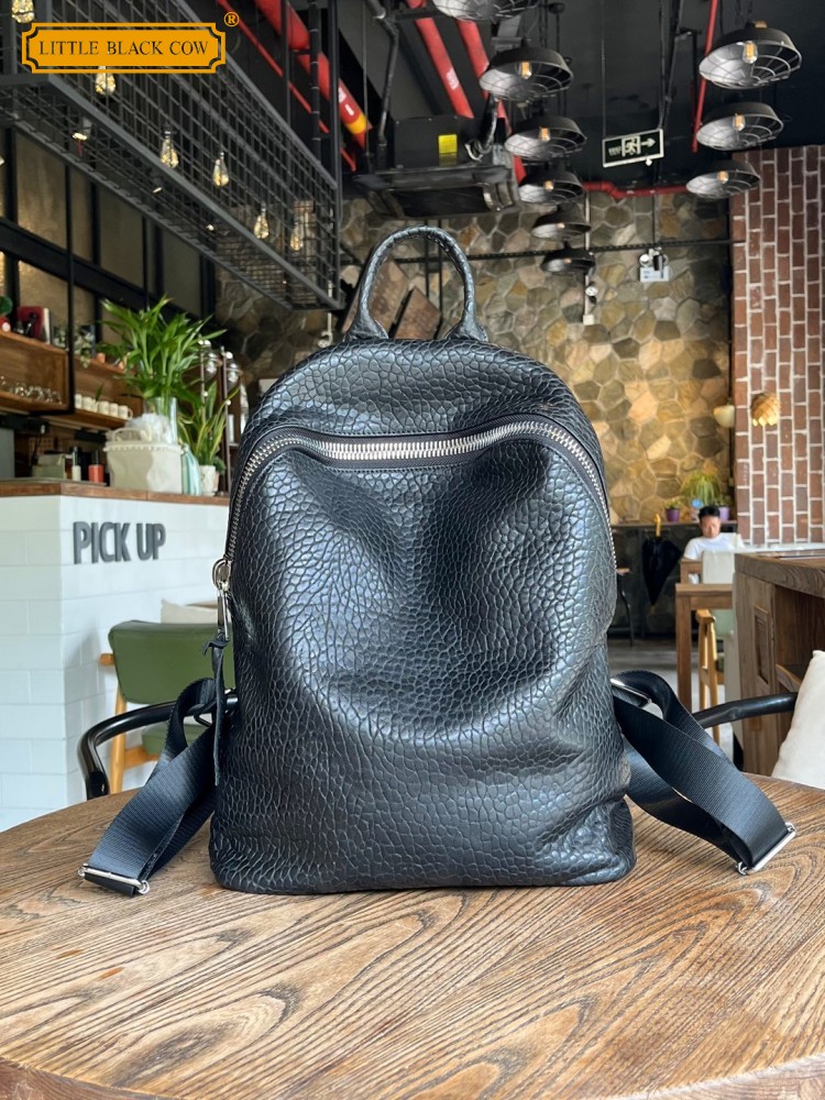 กระเป๋าเป้สะพายหลังหนังแกะธรรม - Leather Work Backpack บทวิจารณ์และราคา