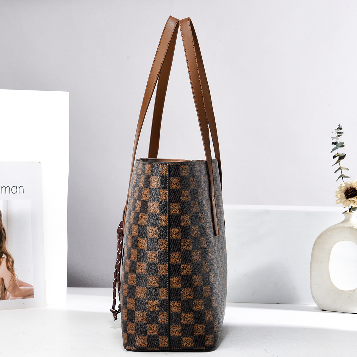 กระเป๋าโท้ท กระเป๋าหนัง PU และ - Leather Work Handbags For Women บทวิจารณ์และราคา