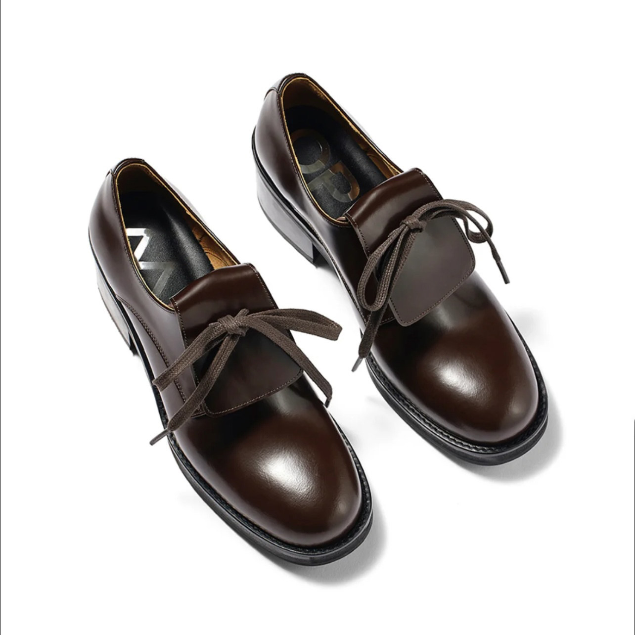 รองเท้าหนังผู้หญิงแบบผูกเชือก  - Leather Work Outfit บทวิจารณ์และราคา