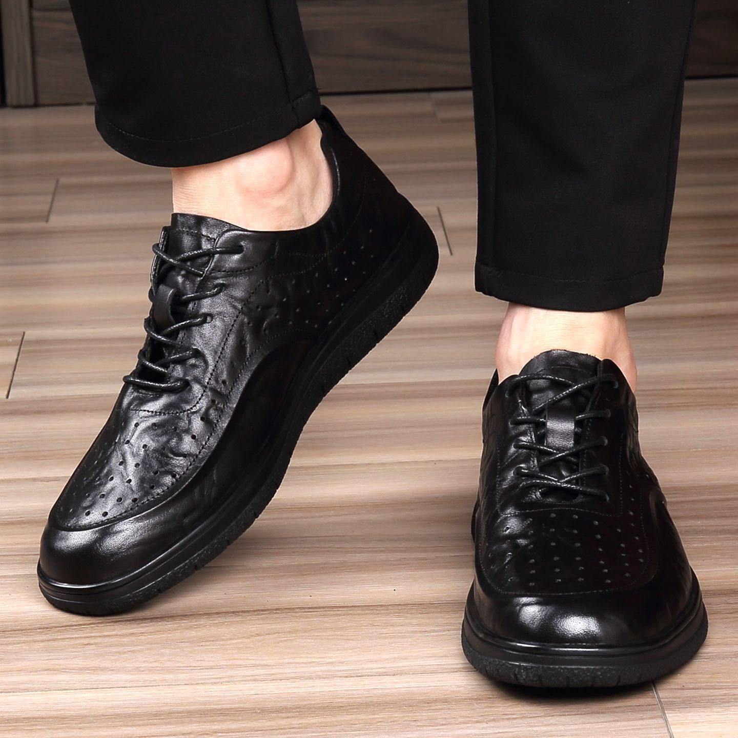 รองเท้าหนังแท้ลำลอง สไตล์หรูหร - Leather Work Outfit บทวิจารณ์และราคา