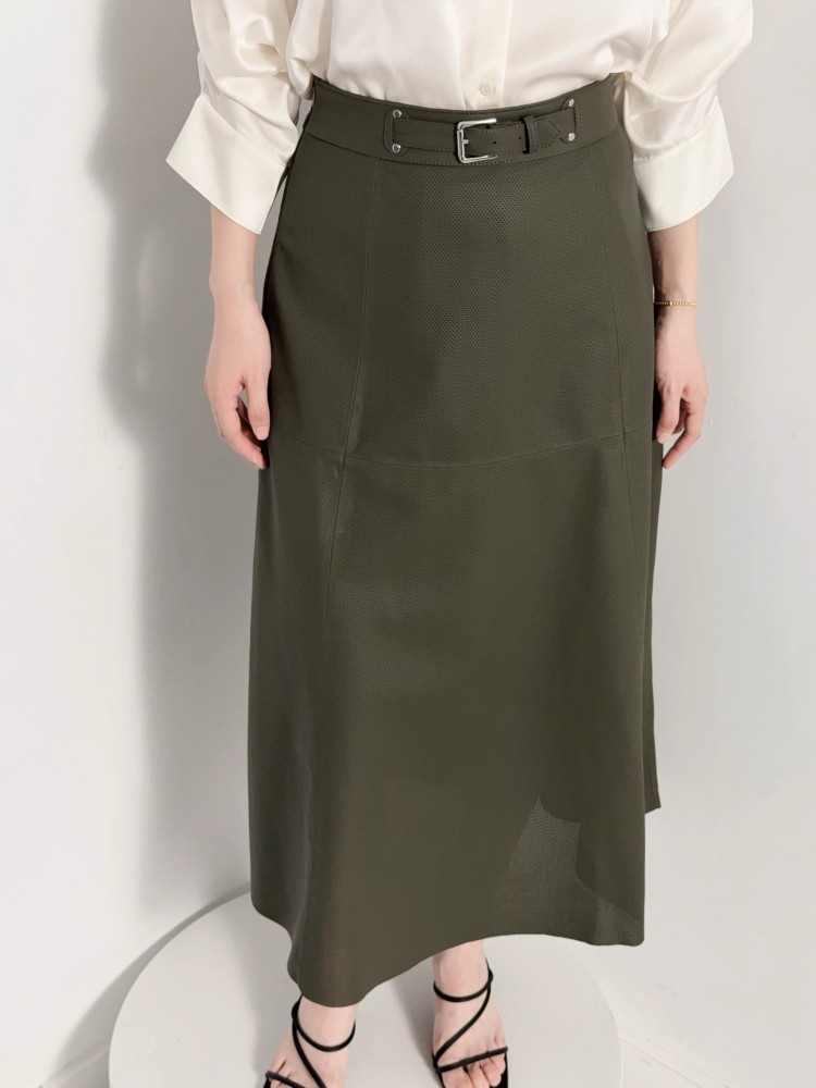กระโปรงหนังแท้ทรงเอ สไตล์ใหม่ส - Leather Work Outfit บทวิจารณ์และราคา