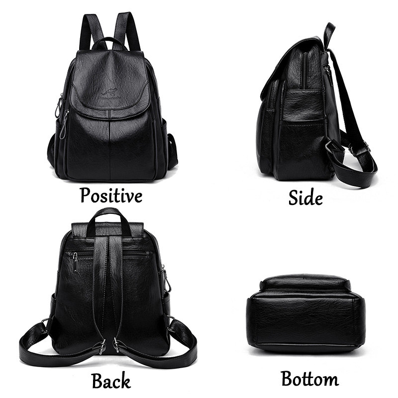 กระเป๋าเป้หนังแท้สไตล์วินเทจสำ - Leather Work Backpack บทวิจารณ์และราคา