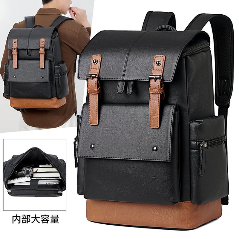กระเป๋าเป้หนังวินเทจใหม่สำหรับ - Leather Work Backpack บทวิจารณ์และราคา