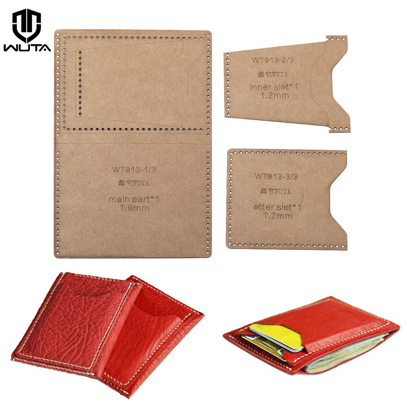 WUTA 913 Mini Card Case Kraft  - Leatherwork Kit บทวิจารณ์และราคา