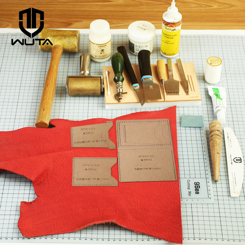 WUTA 913 Mini Card Case Kraft  - Leatherwork Kit บทวิจารณ์และราคา