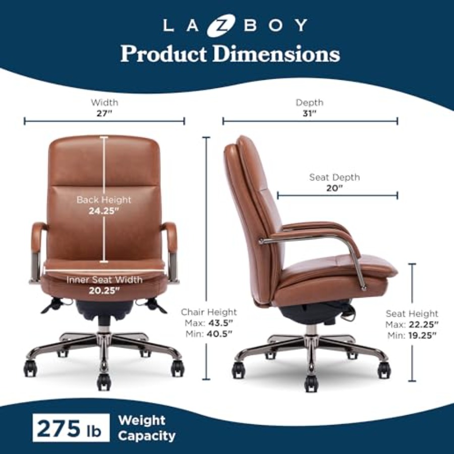 เก้าอี้สำนักงานผู้บริหารที่ออก - Upholstery Leather Work บทวิจารณ์และราคา