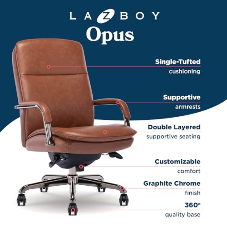 เก้าอี้สำนักงานผู้บริหารที่ออก - Upholstery Leather Work บทวิจารณ์และราคา