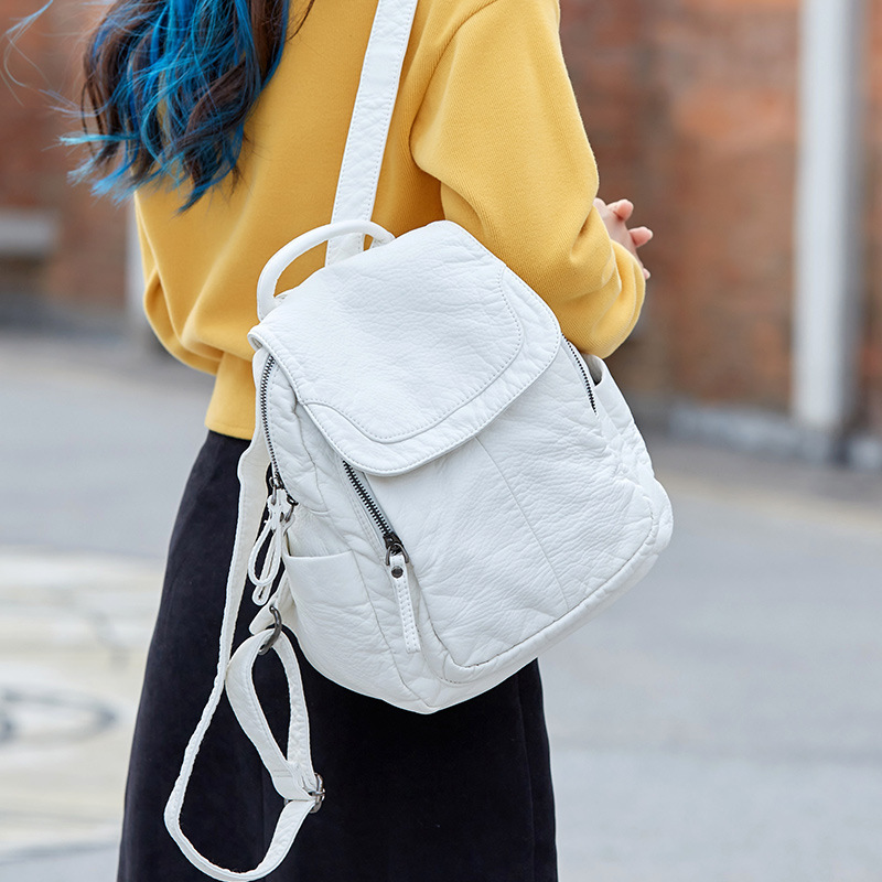 กระเป๋าเป้สะพายหลังสำหรับผู้หญ - Leather Work Backpack บทวิจารณ์และราคา