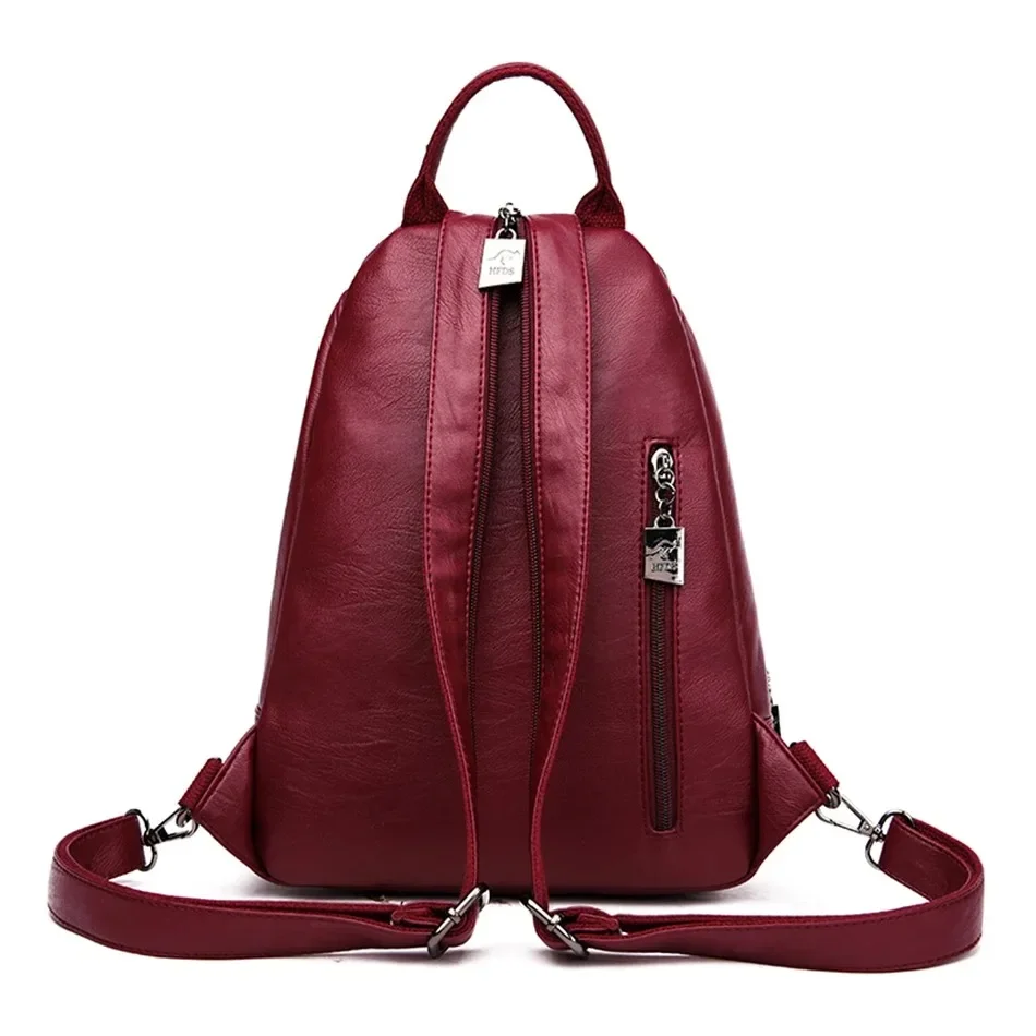 มัลติฟังก์ชั่ผู้หญิงหนังกระเป๋ - Leather Work Backpack บทวิจารณ์และราคา