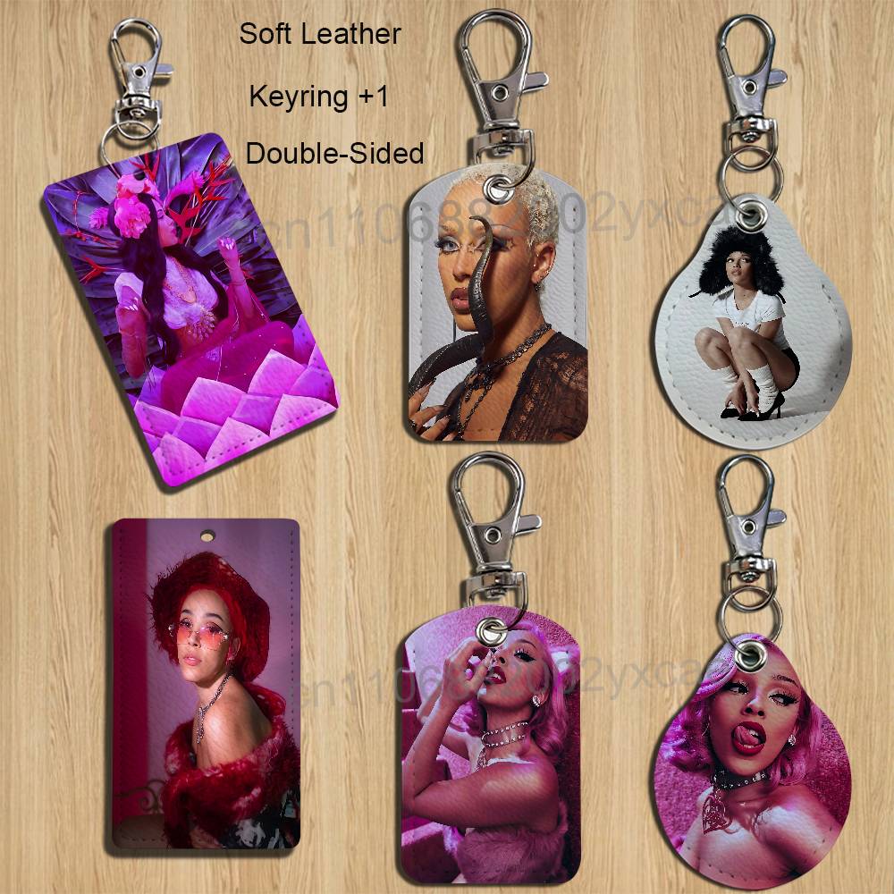 ที่ใส่บัตรรูป Doja Cat สีแดงสุ - Leather Work Is บทวิจารณ์และราคา