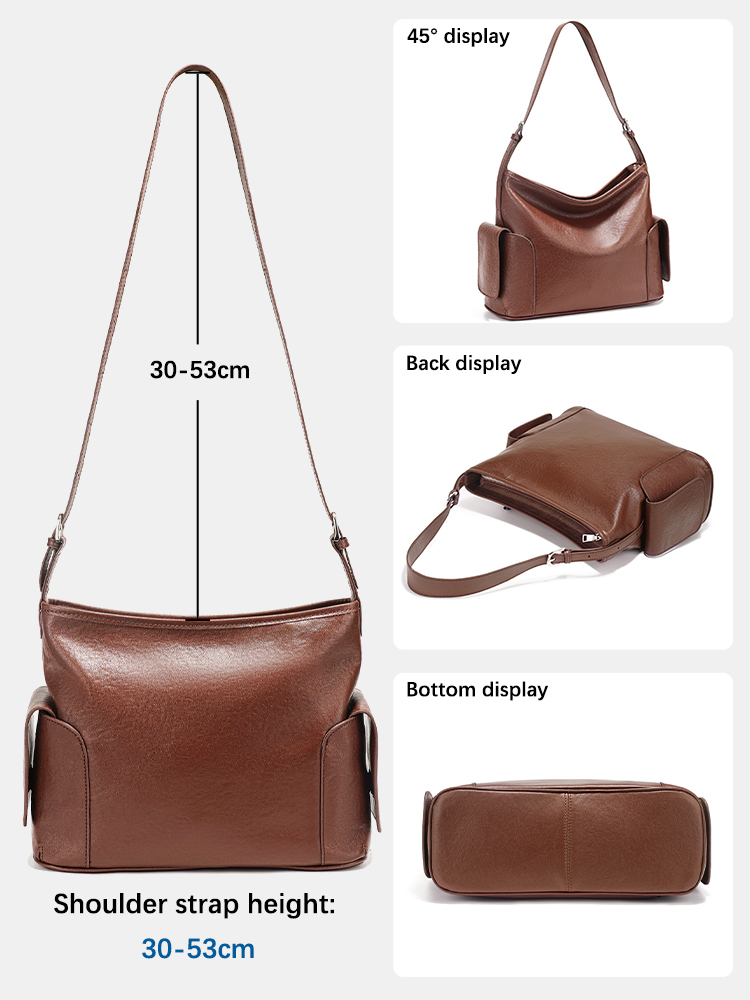 เซนซี่กระเป๋าถือหนังวัวสำหรับผ - Leather Work Handbags For Women บทวิจารณ์และราคา