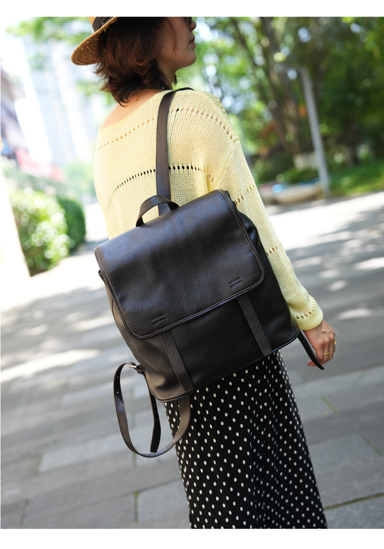 กระเป๋าเป้สะพายหลังหนังวัวแท้ส - Leather Work Backpack บทวิจารณ์และราคา