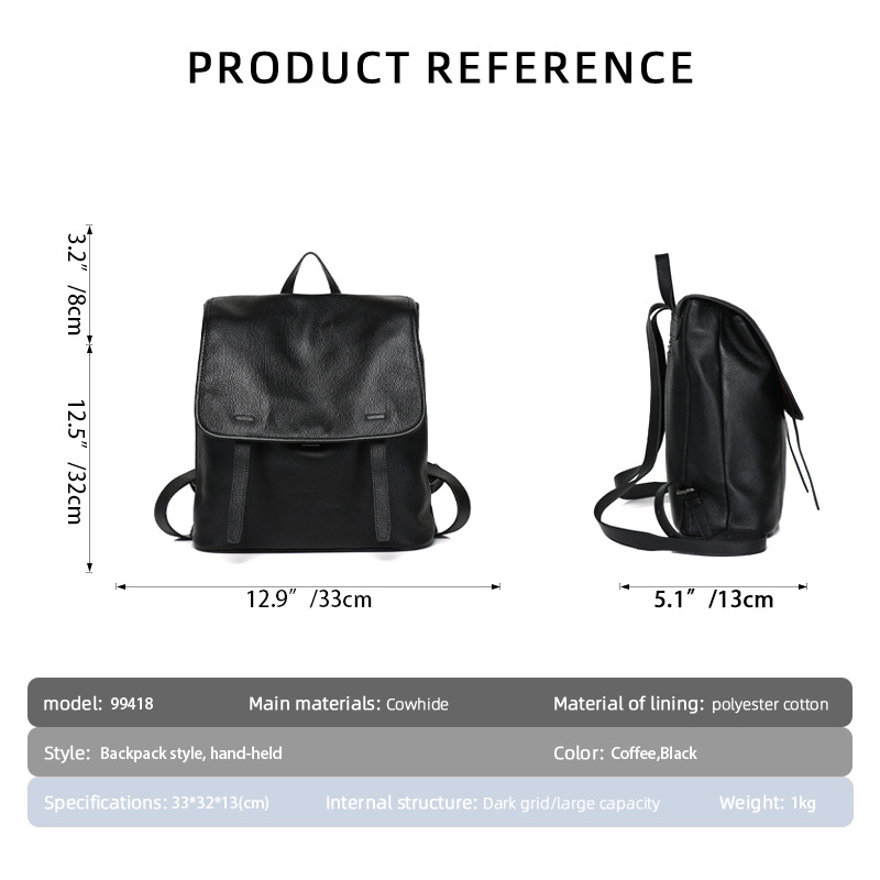 กระเป๋าเป้สะพายหลังหนังวัวแท้ส - Leather Work Backpack บทวิจารณ์และราคา