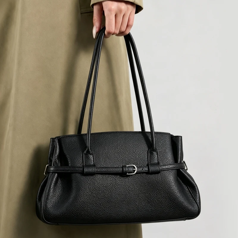 กระเป๋าโท้ทสะพายไหล่หนังแท้สำห - Leather Work Handbags For Women บทวิจารณ์และราคา