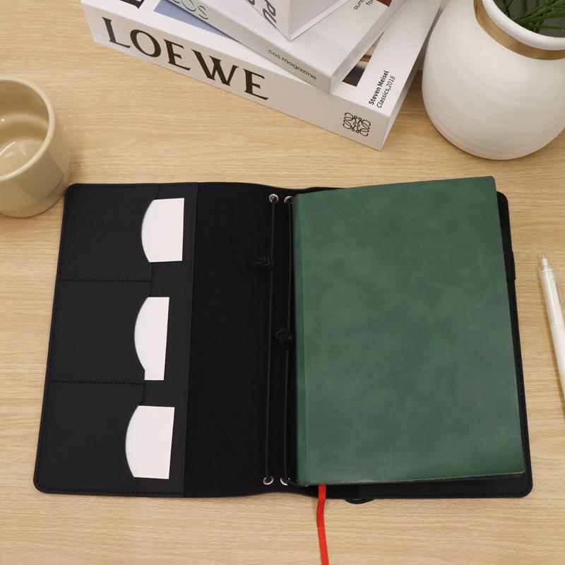 สมุดบันทึกหนังแท้แบบเติมได้สไต - Leather Work Notebook บทวิจารณ์และราคา