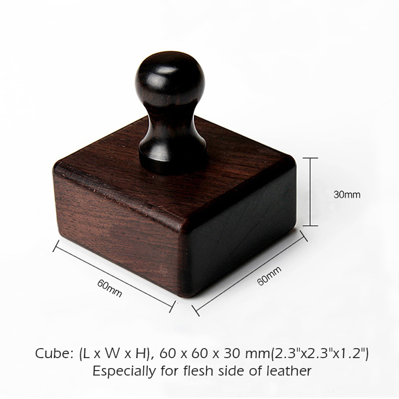 WUTA ความหนาแน่นสูง Ebony สีดํ - Leatherwork Mallet บทวิจารณ์และราคา