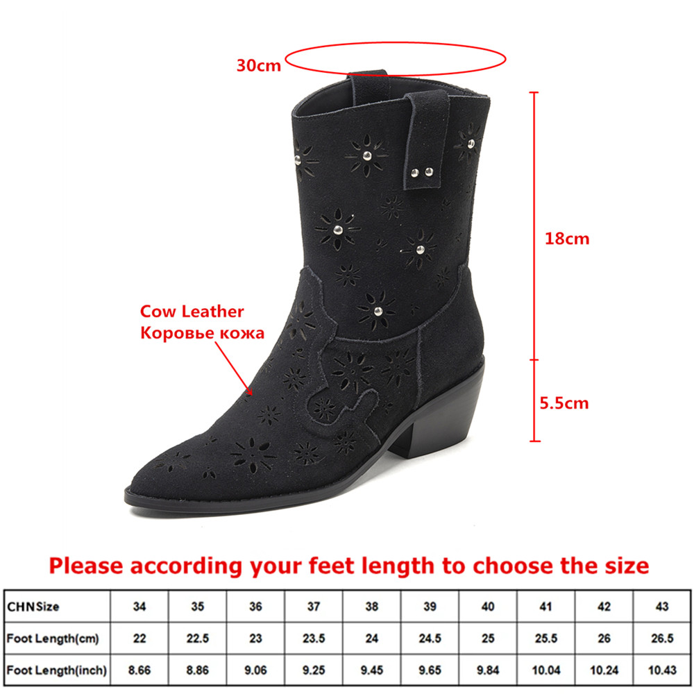รองเท้าบูทคาวบอยสไตล์ตะวันตกสำ - Leather Work Outfit บทวิจารณ์และราคา
