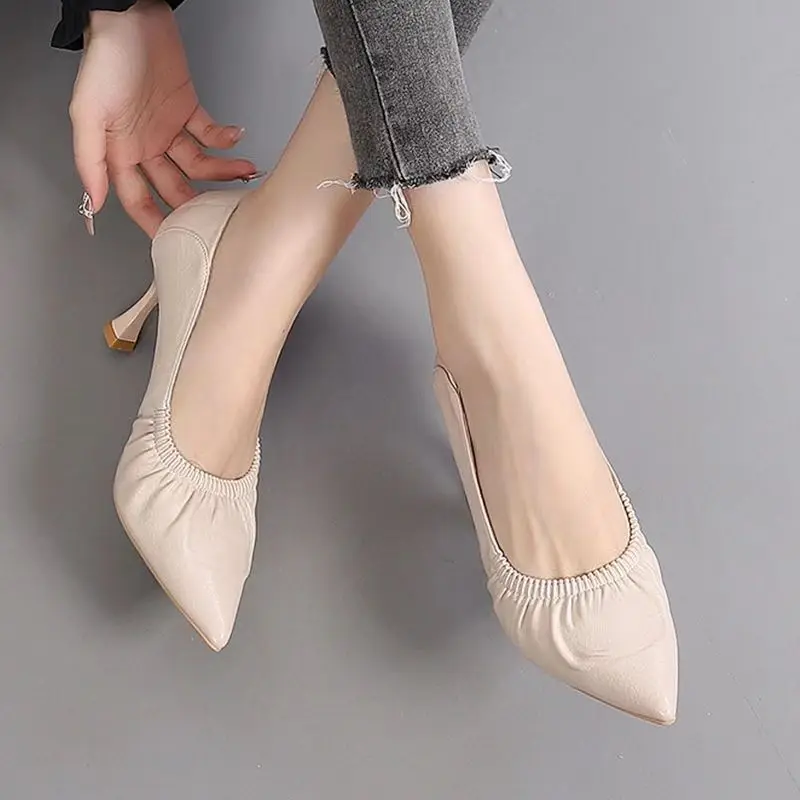 2025 หนังรองเท้าทํางานสํานักงา - Leather Work Outfit บทวิจารณ์และราคา